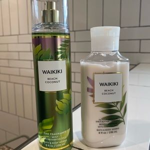 Bath And Body Works Waikiki fragrance and lotion
